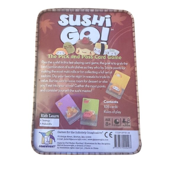 Sushi Go - The Pick and Pass family Card Game - BNIB - Picture 5 of 6